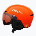 Kask narciarski dziecięcy POC POCito Obex Visor S2 Jr fluorescent orange 2