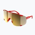 Okulary przeciwsłoneczne POC Devour prismane red/clarity road/partly sunny gold