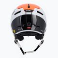 Kask narciarski z systemem audio POC Obex Connect hydrogen white/fluorescent orange avip 3