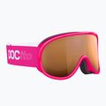 Gogle narciarskie dziecięce POC POCito Retina Jr S2 fluorescent pink/partly sunny light orange