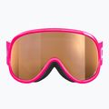 Gogle narciarskie dziecięce POC POCito Retina Jr S2 fluorescent pink/partly sunny light orange 3