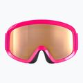 Gogle narciarskie dziecięce POC POCito Opsin fluorescent pink/partly sunny light orange 2