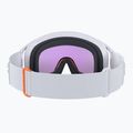 Gogle narciarskie POC Zonula Race hydrogen white/zink orange/partly blue 4