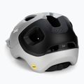 Kask rowerowy POC Axion Race MIPS uranium black/argentite silver matt 4