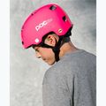 Kask rowerowy dziecięcy POC Pocito Crane MIPS Jr fluorescent pink 9085 7