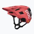 Kask rowerowy POC Kortal Race MIPS ammolite coral/uranium black matt 3