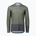 Longsleeve rowerowy męski POC MTB Pure epidote green/sylvanite grey 8