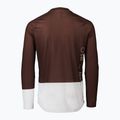 Longsleeve rowerowy męski POC MTB Pure axinite brown/hydrogen white 2