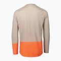 Longsleeve rowerowy męski POC MTB Pure light sandstone beige/zink orange 2