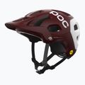 Kask rowerowy MTB POC Tectal Race MIPS garnet red/hydrogen white matt 2