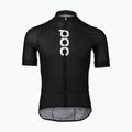 Koszulka rowerowa męska POC Essential Road Logo uranium black 5