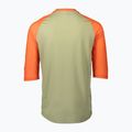 Koszulka rowerowa męska POC MTB Pure 3/4 prehnite green/zink orange 2