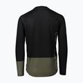 Longsleeve rowerowy męski POC MTB Pure uranium black/epidote green 2