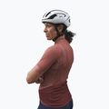 Koszulka rowerowa damska POC Essential Road Logo W himalayan salt/garnet red 3
