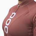 Koszulka rowerowa damska POC Essential Road Logo W himalayan salt/garnet red 4