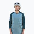 Koszulka rowerowa damska POC MTB Pure 3/4 W lt dioptase blue / dioptase blue