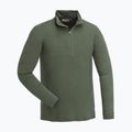 Bluza termoaktywna męska Pinewood Abisko Merino Base Layer Half Zip d.mossgreen