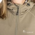 Bluza damska Pinewood Finnveden Hoodie mid khaki 6