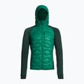 Kurtka hybrydowa męska Peak Performance Helium Down Hybrid Hood green ivy