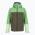 Kurtka przeciwdeszczowa męska Peak Performance Trail Hipe Shell Jacket peppermint/pine needle/green