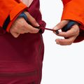 Kurtka narciarska damska Peak Performance Vislight GTX C-Knit 3L tech burgundy/peach fuzz 5