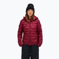 Kurtka puchowa damska Peak Performance Helium Down Hood vertical zenith/tech burgundy