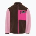 Bluza polarowa dziecięca Didriksons Anten 2 Fz oyster pink