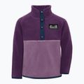 Bluza polarowa dziecięca Didriksons Monte 6 Half Button northen purple