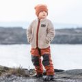 Bluza polarowa dziecięca Didriksons Gibbsc 2 Fz beach beige/rust 10