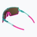 Okulary przeciwsłoneczne Tripoint 008 Lake Prespa X crystal neon turquoise/brown/pink multi 2