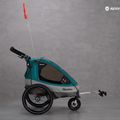 Przyczepka rowerowa Qeridoo Sportrex 1 petrol blue 12
