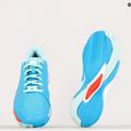 Buty do tenisa damskie Wilson Rush Pro Ace Clay W scuba blue/white/fiery coral tn 17