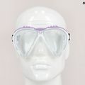 Maska do nurkowania Cressi Lince clear/white/lilac 7