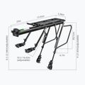 Bagażnik rowerowy Rockbros 33210004001 Bike Rear Rack black 2