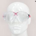Maska do nurkowania Cressi Marea clear/pink 7