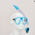 Zestaw do snorkelingu Cressi Ocean + Gamma clear/aquamarine 8