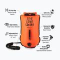 Bojka asekuracyjna BuddySwim LLS Dry Bag 20 l orange 2