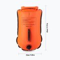 Bojka asekuracyjna BuddySwim LLS Dry Bag 20 l orange 3