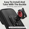 Torba rowerowa na kierownicę Rockbros 301101770001 WP Bike Phone Bag for 6.7" black 4