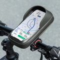 Torba rowerowa na kierownicę Rockbros 301101770001 WP Bike Phone Bag for 6.7" black 8