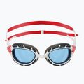 Okulary do pływania Zoggs Predator white/ red/ tint blue 2