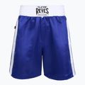 Spodenki bokserskie męskie Cleto Reyes Satin Boxing blue/white