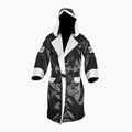 Szlafrok bokserski Cleto Reyes Satin Boxing Hoodie black/white 2