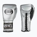 Rękawice bokserskie Cleto Reyes Lace Up Sparring silver