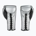 Rękawice bokserskie Cleto Reyes Lace Up Sparring silver 3