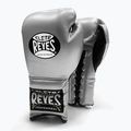 Rękawice bokserskie Cleto Reyes Lace Up Sparring silver