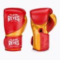 Rękawice bokserskie Cleto Reyes High Precision Training Leather red/gold