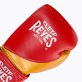 Rękawice bokserskie Cleto Reyes High Precision Training Leather red/gold 5