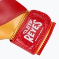 Rękawice bokserskie Cleto Reyes High Precision Training Leather red/gold 6