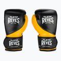Rękawice bokserskie Cleto Reyes High Precision Training Leather black/yellow 2